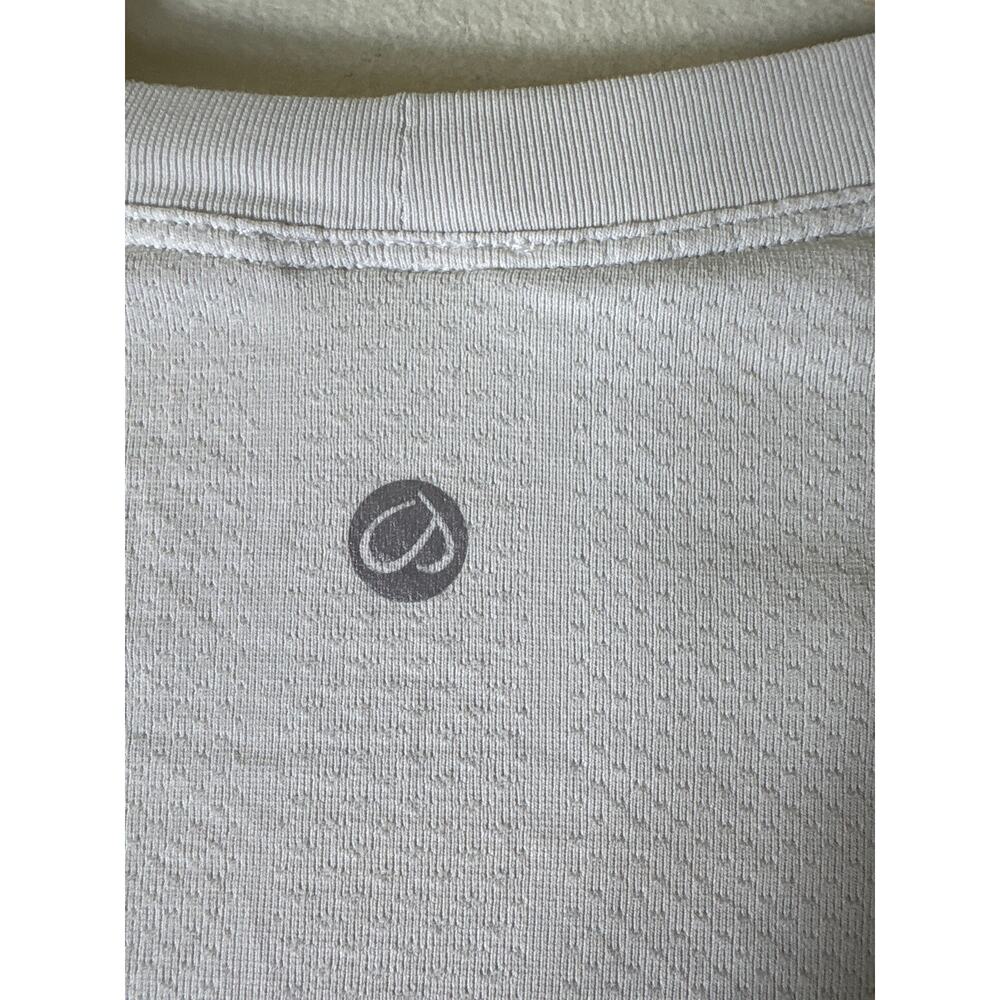 CRZ Yoga White Short Sleeve Athletic Top Sz 8 - Picture 3 of 3
